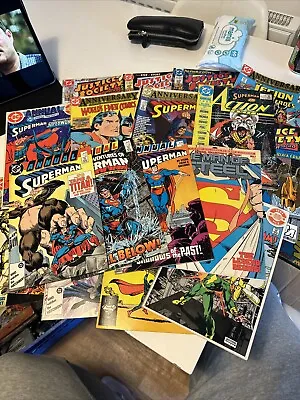 Buy 20x Vintage Comic Books Superman Justice Society Etc • 15£