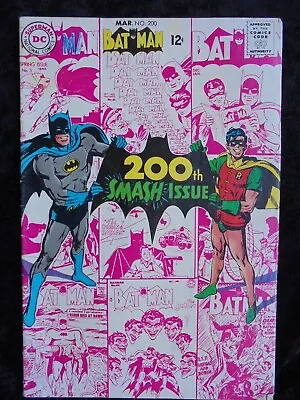 Buy Batman #200 1968 Dc Comics Silver Age Key Book • 50.61£