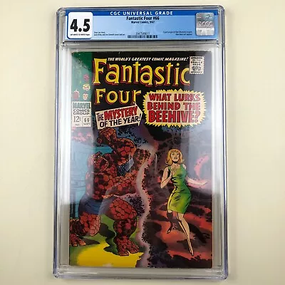 Buy Fantastic Four #66 (1967) CGC 4.5, Origin Of Him (Adam Warlock) • 80.06£