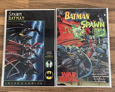 Buy Spawn/Batman And Batman/Spawn War Devil Lot Of 2 Moench Miller 1994 DC Image • 5.99£