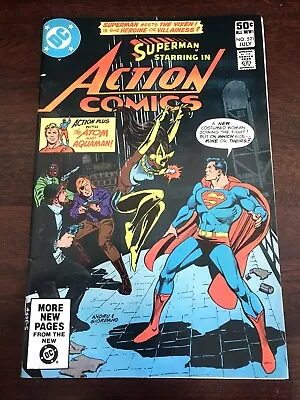 Buy ACTION COMICS 521 – 1st Vixen –Superman NM+Key Atari Ad Insert DC Bronze  1981 • 78.87£