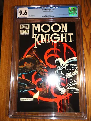 Buy Moon Knight #30 Key CGC 9.6 NM+ Werewolf By Night Cover 1st Print Marvel Disney+ • 119.61£
