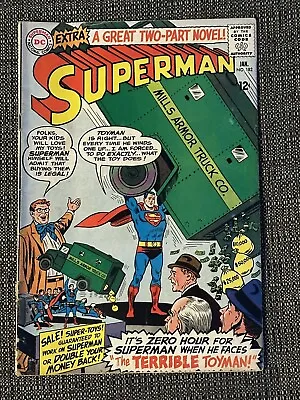 Buy Superman #182 G/VG 1st Silver Age Appearance Of The Toy Man • 15.81£