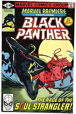 Buy MARVEL PREMIERE #53 G, Black Panther Direct Marvel Comics 1980 Stock Image • 7.94£