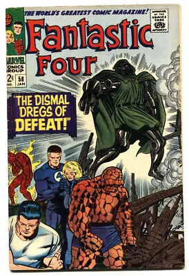 Buy Fantastic Four #58 - 1966 - Marvel - VG/FN - Comic Book • 46.95£