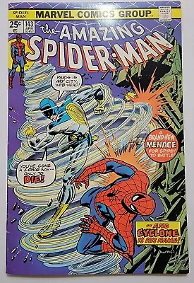 Buy Amazing Spider-Man 143 VF/NM 1st App Cyclone 1975 Ross Andru, Bronze High Grade  • 79.12£