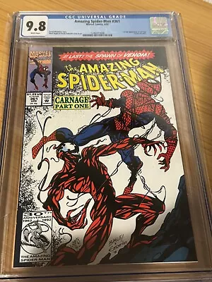 Buy Amazing Spider-Man #361 CGC 9.8 1st Cover & Full Appearance Of Carnage 🔥🔥 • 270.88£