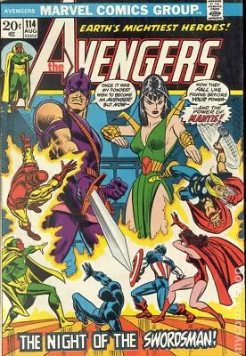 Buy Avengers #114 VG 1973 Stock Image • 12.39£