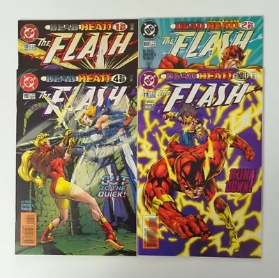 Buy Lot Of 4 1996 DC The Flash Comics #108-111 VF/NM Bagged And Boarded • 10.69£