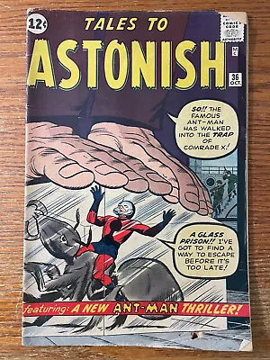 Buy Tales To Astonish #36 Marvel Vista Comics 1962 GD+ 3rd Appearance Of Ant-Man • 148.11£