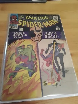 Buy THE AMAZING SPIDER-MAN #37, KEY ISSUE 1st APPEARANCE OF 'NORMAN OSBOURNE' • 55£