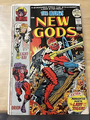 Buy New Gods #9 (1972) 1st Appearance Forager + Simon & Kirby Manhunter Reprint • 7.89£