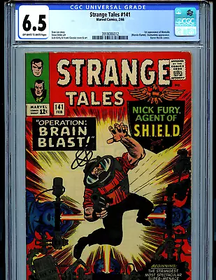 Buy Strange Tales #141 CGC 6.5 1966 Marvel 1st Mentallo   Amricons K46 • 208.15£