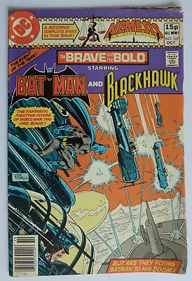 Buy The Brave And The Bold #167 - Batman & Blackhawk - UK Variant Oct 1980 FN- 5.5 • 6.99£