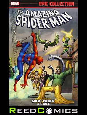 Buy AMAZING SPIDER-MAN EPIC COLLECTION GREAT POWER PAPERBACK (504 Pages) Paperback • 34.99£