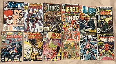 Buy Vintage 80's 90's Lot Of 13 Marvel Comics Iron Man Sub-Mariner Fantastic 4 • 17.52£