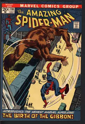 Buy Amazing Spider-man #110 6.5 // 1st Appearance Of Gibbon Marvel Comic 1972 • 39.51£