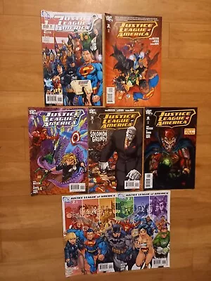 Buy DC JUSTICE LEAGUE OF AMERICA 1, 2, 4, 5, 6, 7 (X2 COVERS) (2007) VFN+ 7 Comics • 6.99£
