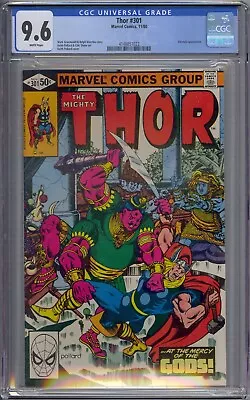 Buy Thor #301 Cgc 9.6 Eternals Keith Pollard White Pages • 59.57£