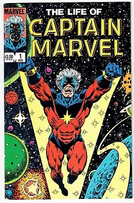 Buy The Life Of Captain Marvel #1 - Marvel 1985 - Jim Starlin [Ft Thanos] • 6.99£