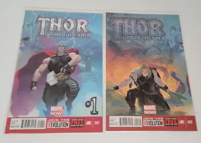 Buy Thor: God Of Thunder 1 & 2 - Marvel Comics 2013 - Jason Aaron, Gorr • 19.85£