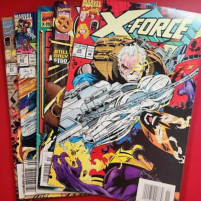 Buy Lot Of 5 Assorted Comic Books X-Force #28, #27,  X Factor #116, #114, #63 VG • 6.37£