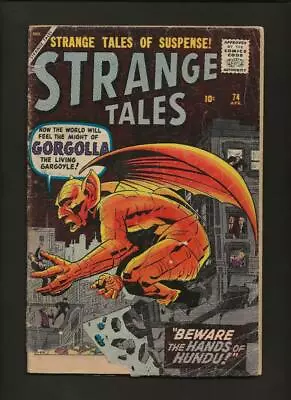 Buy Strange Tales #74 FR/GD 1.5 High Res Scans • 63.08£