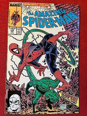 Buy Amazing Spider-Man #318 VFN 1989 *SCORPION - MCFARLANE ART* • 7.99£
