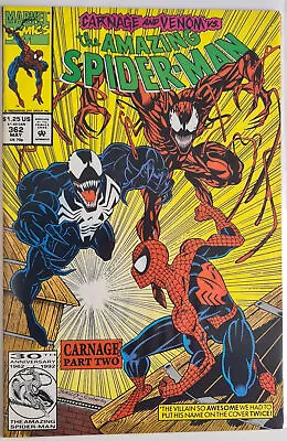 Buy Amazing Spider-Man #362 (05/1992) - Direct - 2nd Carnage NM - Marvel • 29.50£