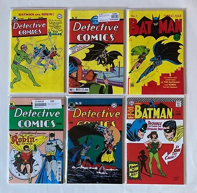 Buy Batman Facsimile Lot Detective Comics 27, 38, 58, 140,  Batman 1, 181 NEW NM/NM+ • 35.47£
