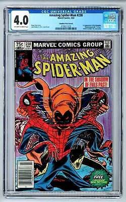 Buy Amazing Spiderman #238 - CGC 4.0 With Tattooz, 1st Hobgoblin, Canadian Variant  • 160.86£