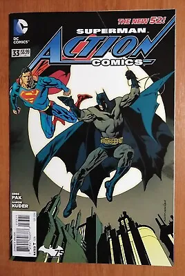 Buy Action Comics #33 - DC Comics 1st Print Variant Cover 2011 Series • 6.99£