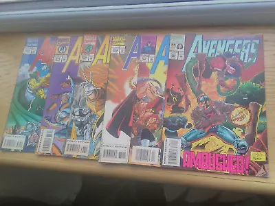 Buy Avengers X 6 # 372, 373, 374, 376, 377, 378 Marvel Comics • 8.75£