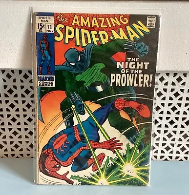 Buy Amazing Spider-Man 78 1st Prowler 1969 • 84.95£