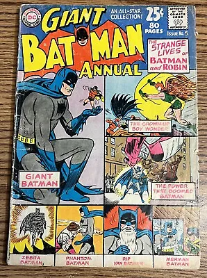 Buy Batman Annual #5 (Summer 1963)  - Finger, Moldoff • 15.28£