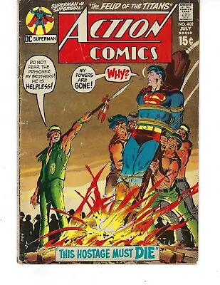 Buy Action Comics #402 - This Hostage Must Die! (Copy 2) • 6.40£