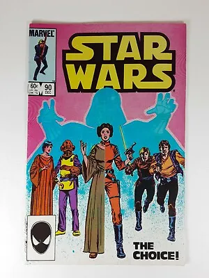 Buy Star Wars #90 Direct Marvel Comic 1984 Low Print Run Luke Skywalker Darth Vader • 5.33£