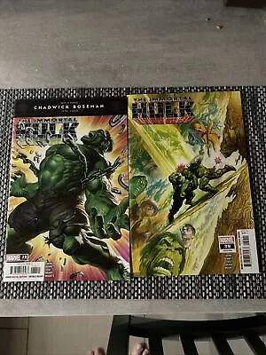 Buy Marvel Comics The Immortal HULK #38 & #39 Chadwick Boseman Incredible • 8£
