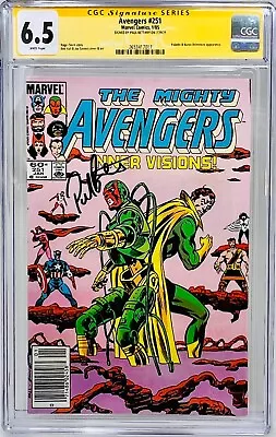 Buy CGC Signature Series Graded 6.5 Marvel Avengers #251 Signed By Paul Bettany • 284.81£