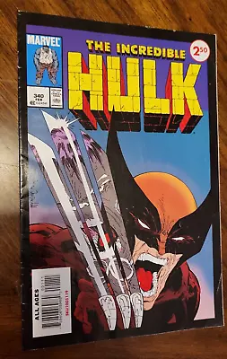Buy 2009 Marvel Comics Incredible Hulk #340 Reprint Iconic McFarlane Wolverine Cover • 35.94£
