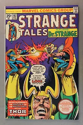 Buy STRANGE TALES #182 Featuring  Dr. Strange  Who Battles Thor! Written By Stan Lee • 78.64£
