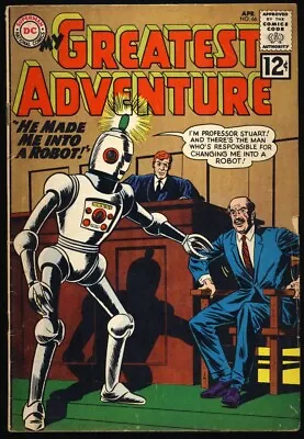 Buy MY GREATEST ADVENTURE #66 1962 DC COMICS  He Made Me Into A Robot  ROBOT COVER • 19.98£