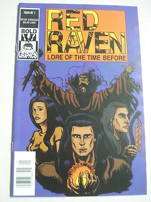 Buy Red Raven, Lore Of The Time Before #1 Bold Ink Graphics Spring, 1996 Fine+ • 6.41£