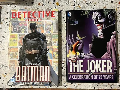 Buy 80 Years Of Batman Detective Comics Deluxe Edition Hard Cover The Joker 75 Years • 15.77£