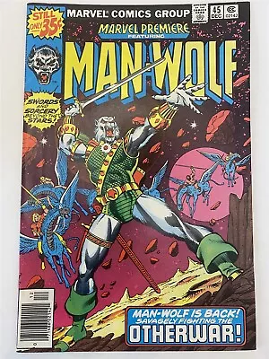 Buy MARVEL PREMIERE #45 Man-Wolf Marvel Comics Cents 1978 VF/NM • 6.99£