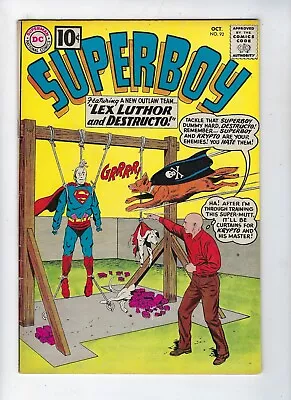 Buy Superboy # 92 DC Comics Origin Lex Luthor Retold Silver-Age 10c Issue 1961 VG/FN • 19.95£
