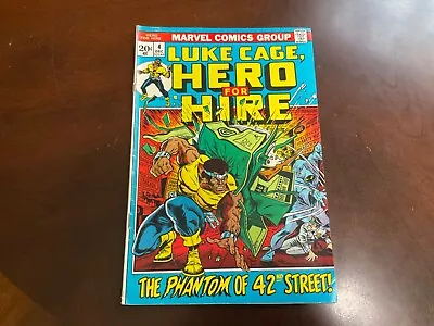 Buy Luke Cage, Hero For Hire #4 Comic Book 1972 Marvel Comic • 14.77£
