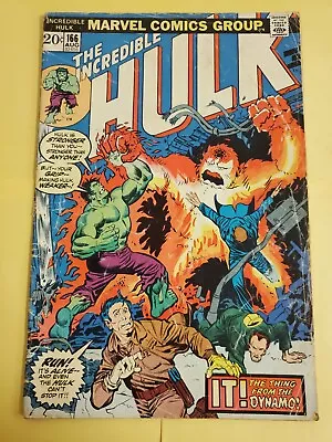 Buy The Incredible Hulk #166 Aug 1973 Marvel  • 10.39£