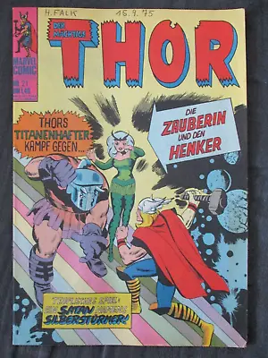 Buy Bronze Age + Marvel + German + Thor + 21 + Journey Into Mystery #103 + • 33.89£