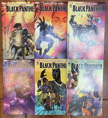 Buy IDW MARVEL ACTION COMICS BLACK PANTHER #1 - 6 2019 Full Complete 6 Issue Set NM • 14.99£